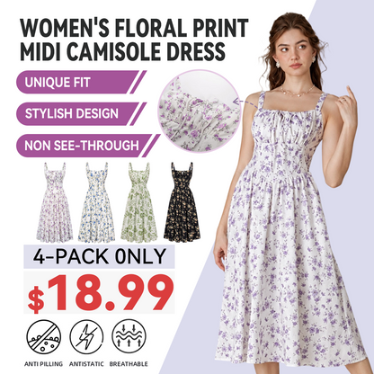 This Week's Special Price 🍃Floral Corset Milkmaid Midi Dress