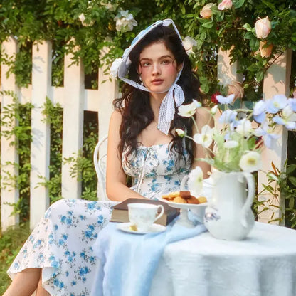 This Week's Special Price 🍃Floral Corset Milkmaid Midi Dress